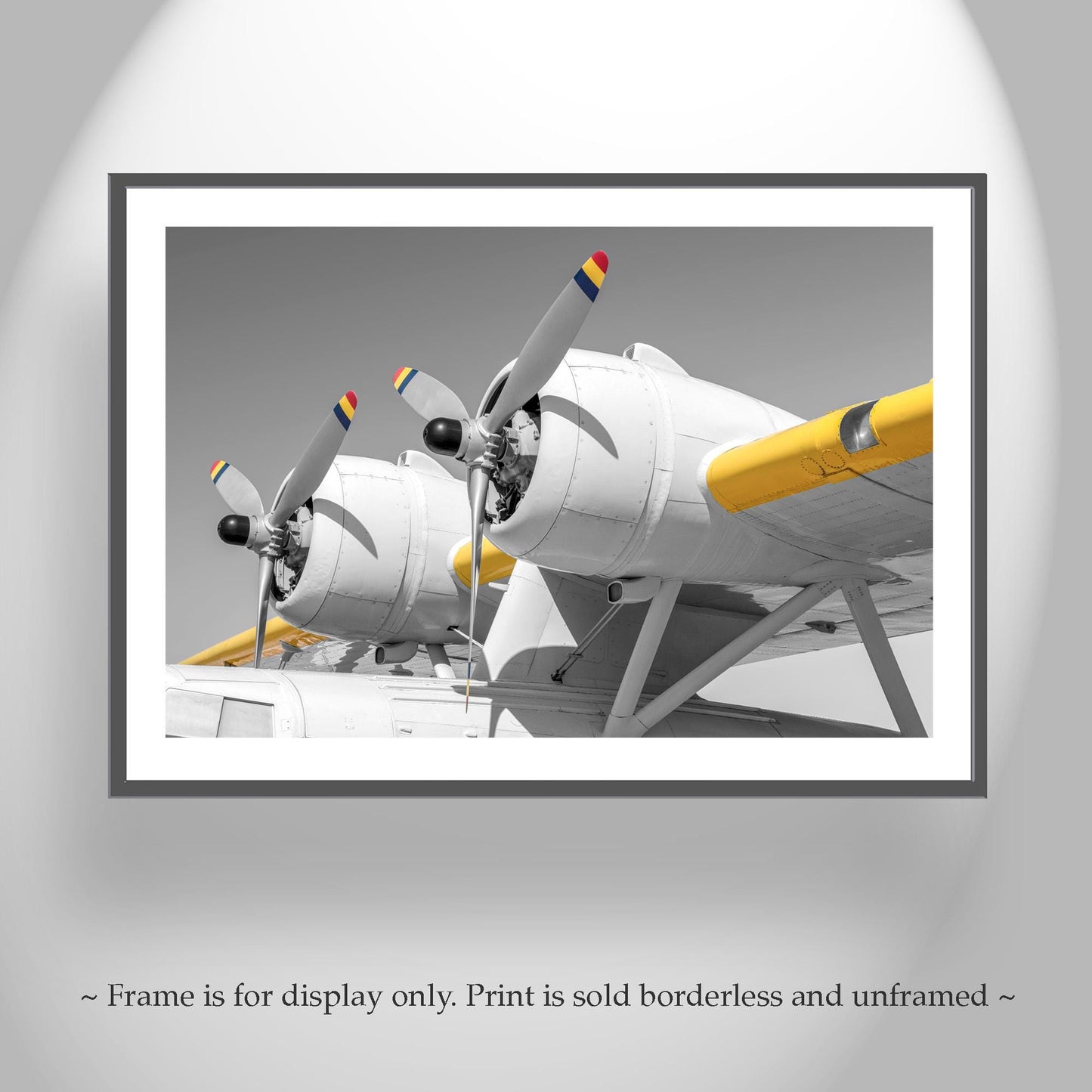 Pan Am Airplane Art with Vintage PBY Flying Boat | Gift for Pilot