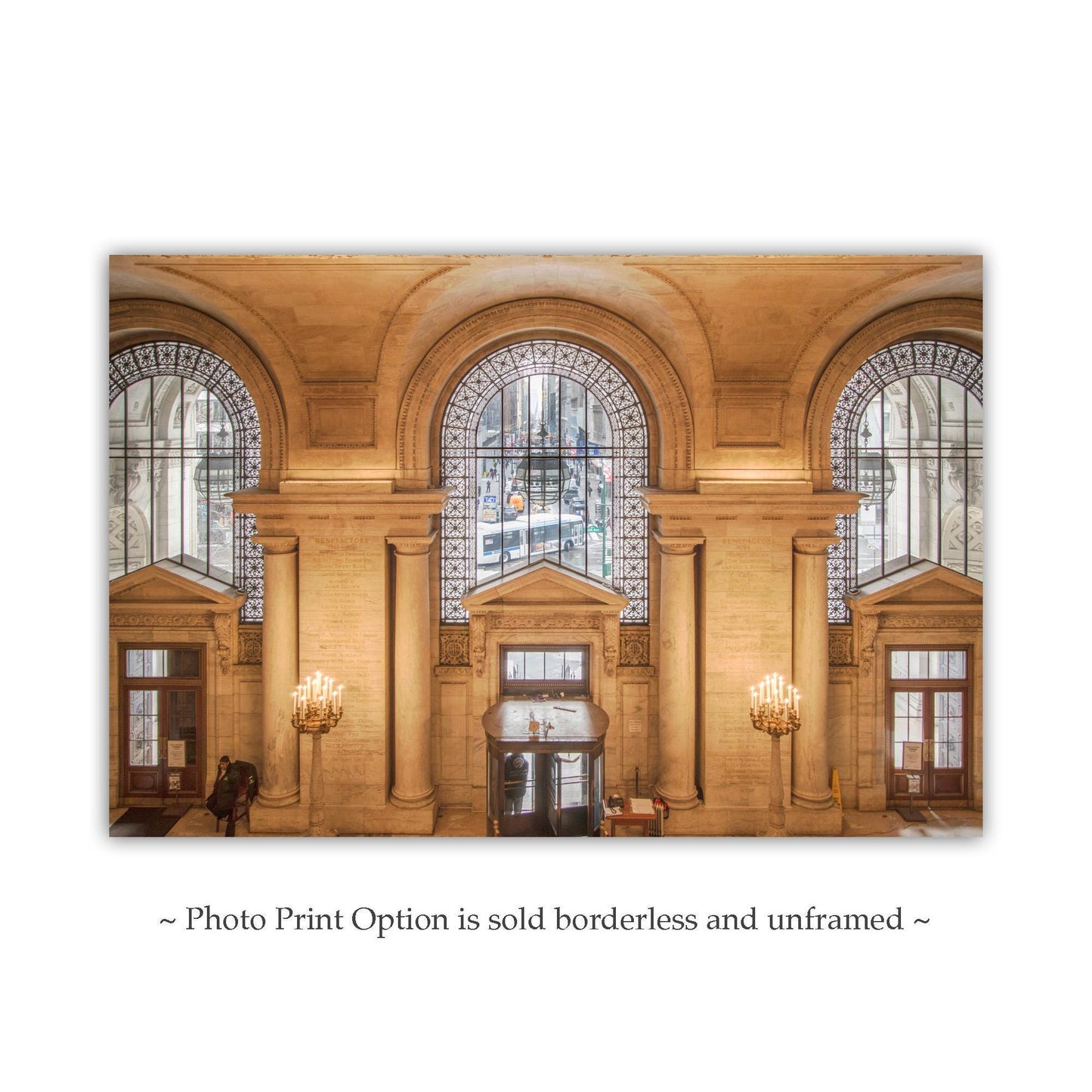 New York Public Library Art Wall Art Print