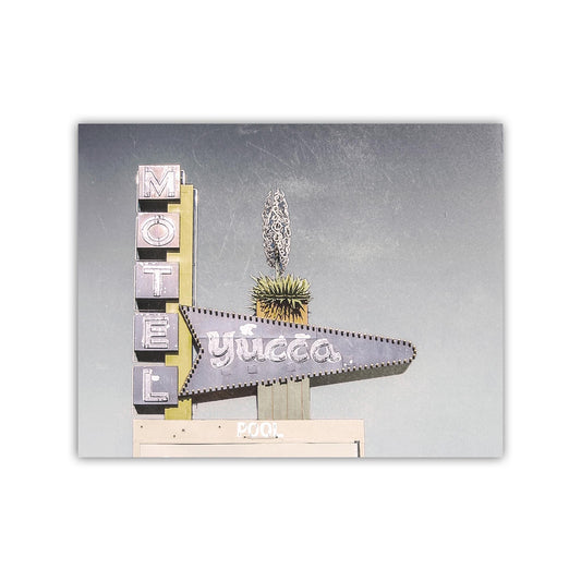 Midcentury Route 66 Wall Decor | Retro Vegas Neon Motel Artwork