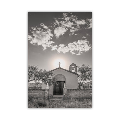 Sasabe Arizona Church Picture as Southwest Style Wall Decor
