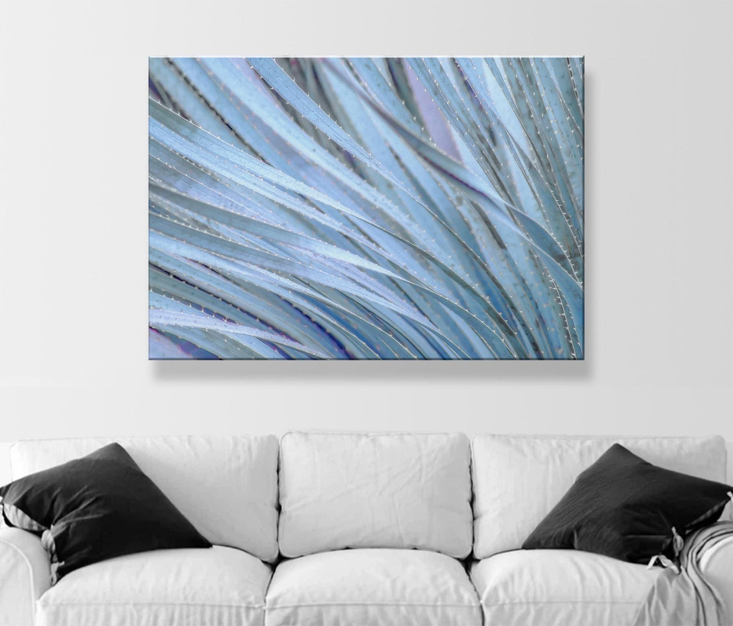 Framed Blue Agave Giclée Print | Desert Succulent Wall Art