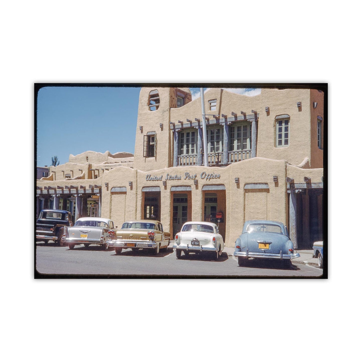 Old Santa Fe New Mexico Post Office Photography Art Print