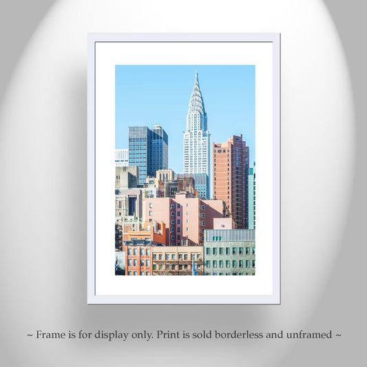 New York City Chrysler Building Architecture Art | NYC Wall Decor Gift