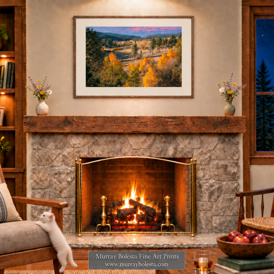 NE California Western Cattle Ranch in Autumn by Murray Bolesta