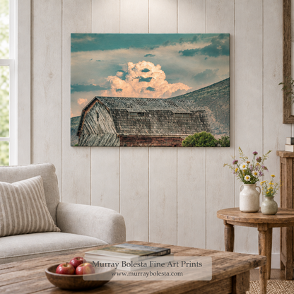 Farmhouse artwork vintage barn Modoc County California Tulelake by Murray Bolesta