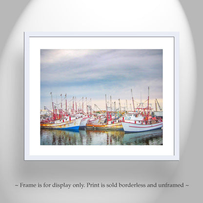 Puerto Peñasco Rocky Point Mexico Fishing Boats Artwork Print
