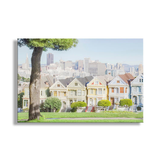 Alamo Square San Francisco Painted Ladies Art Photography as Gift