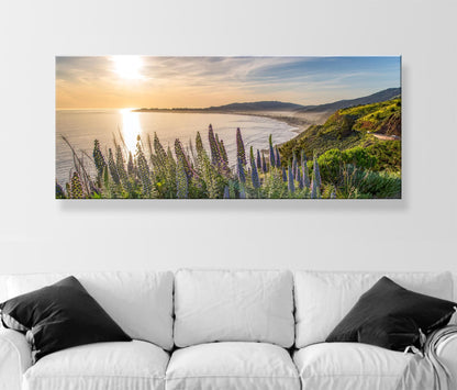 Stinson Beach Marin County Panoramic Art Photograph | Northern California Coast Wall Decor Gift for Home
