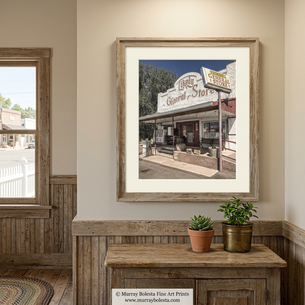 General Store art print at Likely California, Main Street America by Murray Bolesta