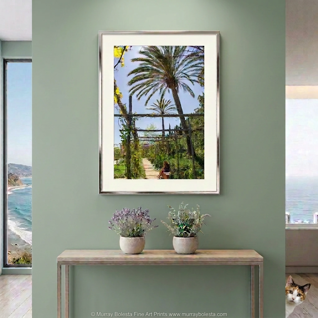 Getty Villa art print Malibu California by Murray Bolesta.