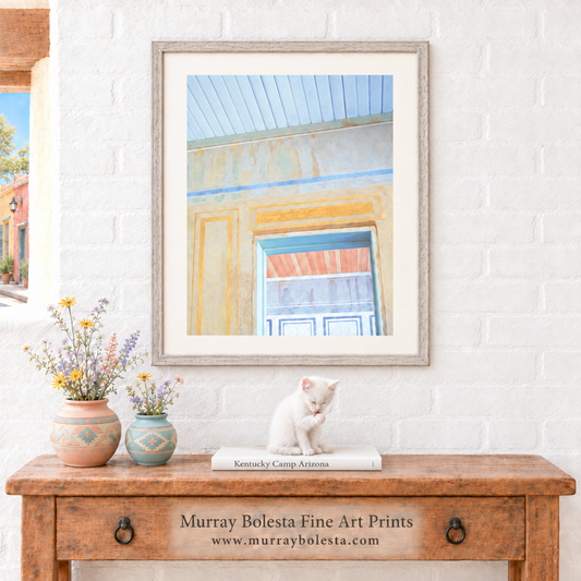 Kentucky Camp Arizona pastel art by Murray Bolesta