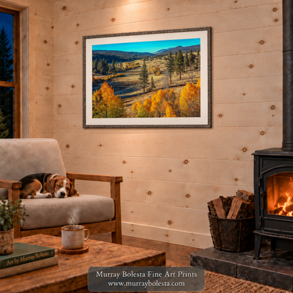 Lassen County Autumn Aspen by Murray Bolesta