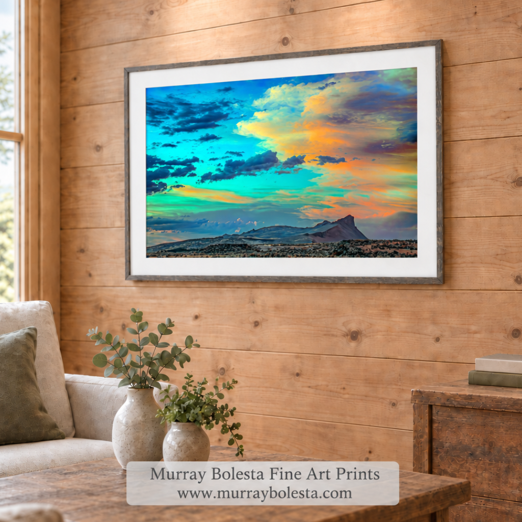 Lava Beds dusk landscape art by Murray Bolesta!