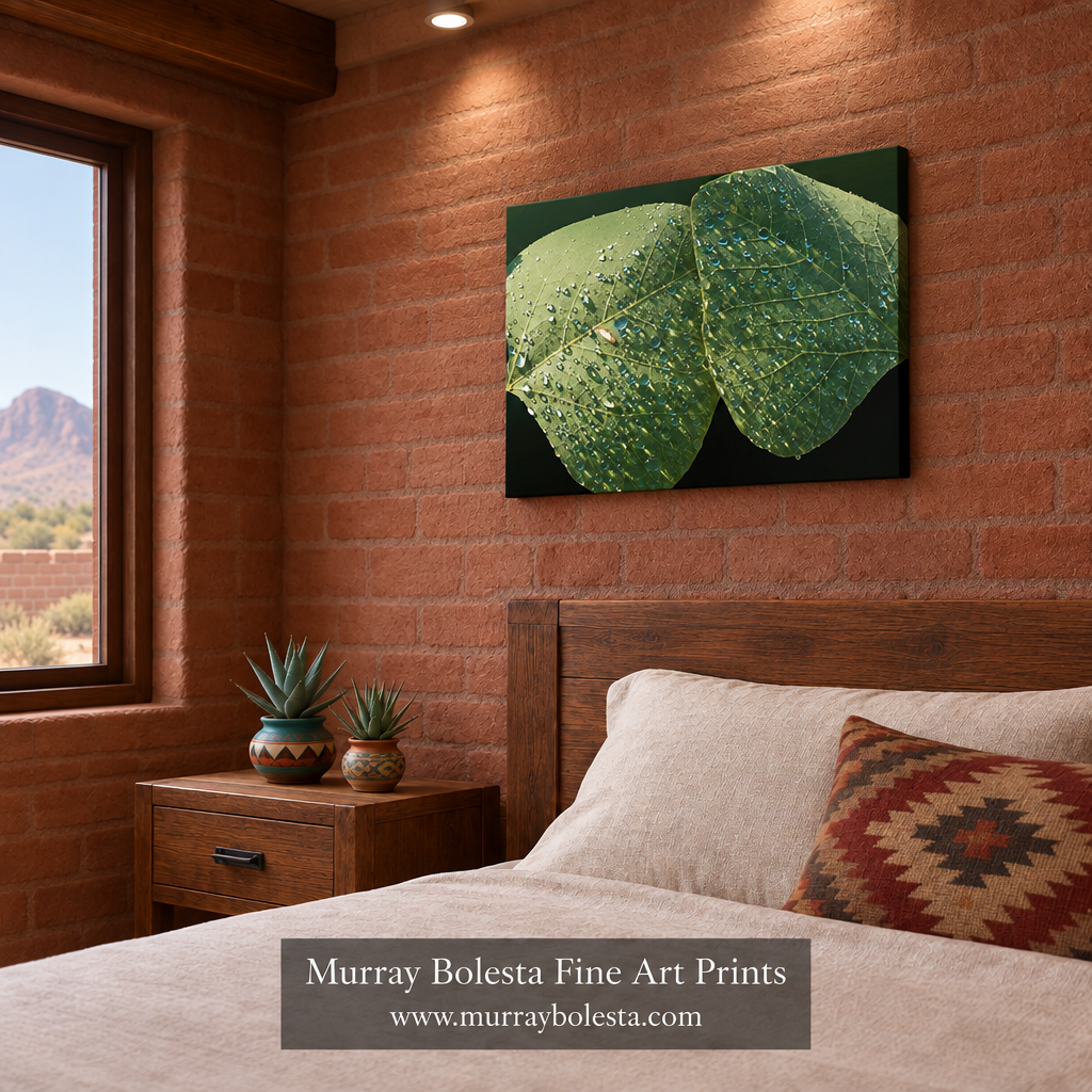 Green Leaf art by Murray Bolesta