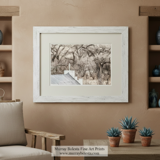 Arizona Church Art Print - Mexico Border Landscape Photography