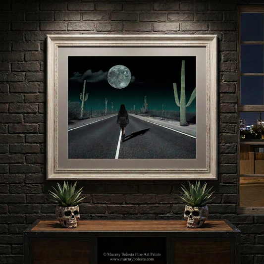 Surreal Desert Moon art by Murray Bolesta