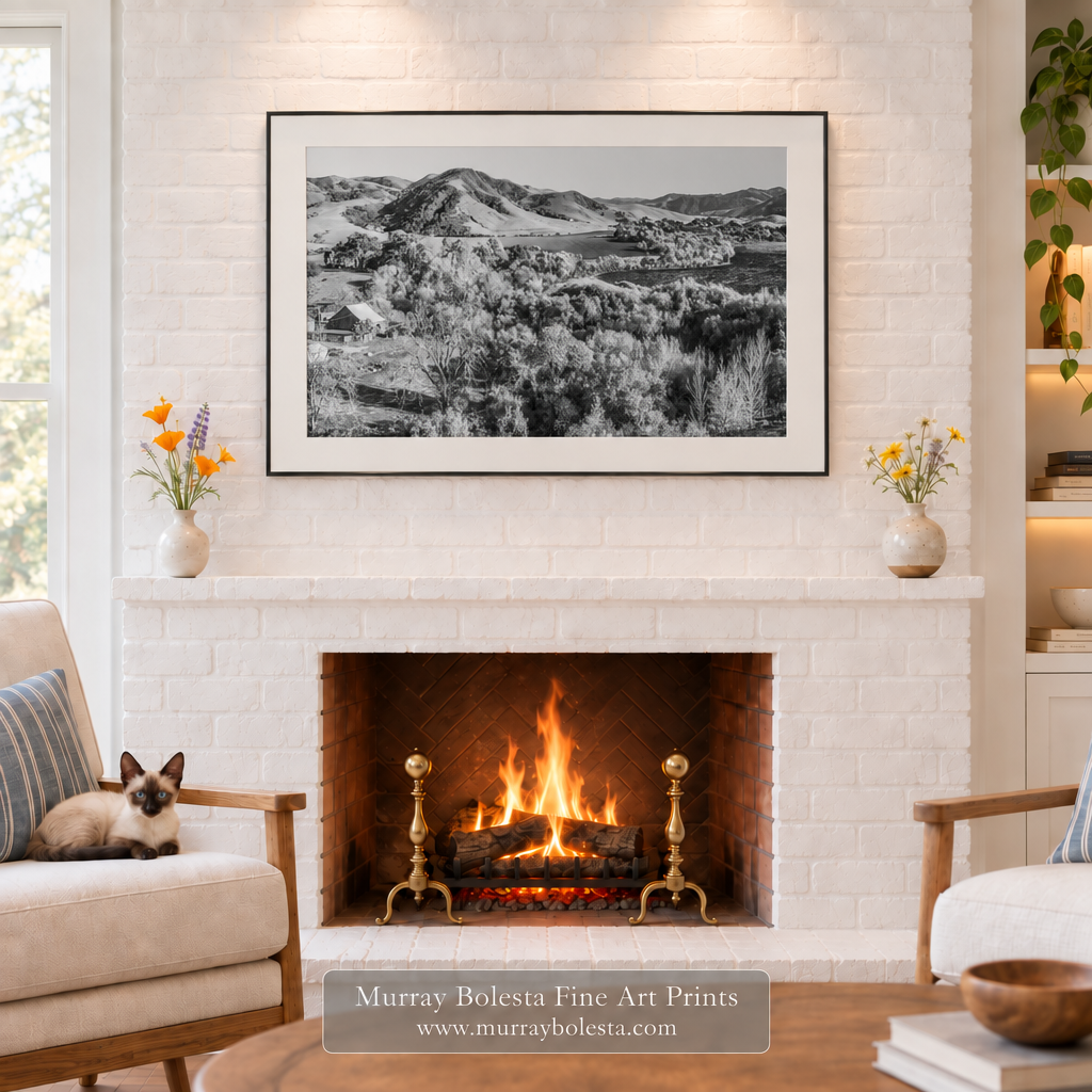 Lompoc California farm landscape art by Murray Bolesta