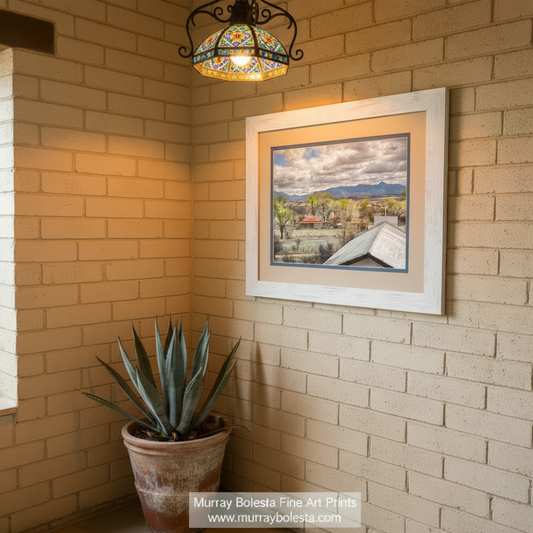 Lochiel Arizona Church Art Print - Mexico Border Landscape
