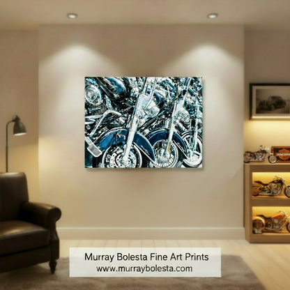 Harley Davidson Motorcycle Art Print by Murray Bolesta