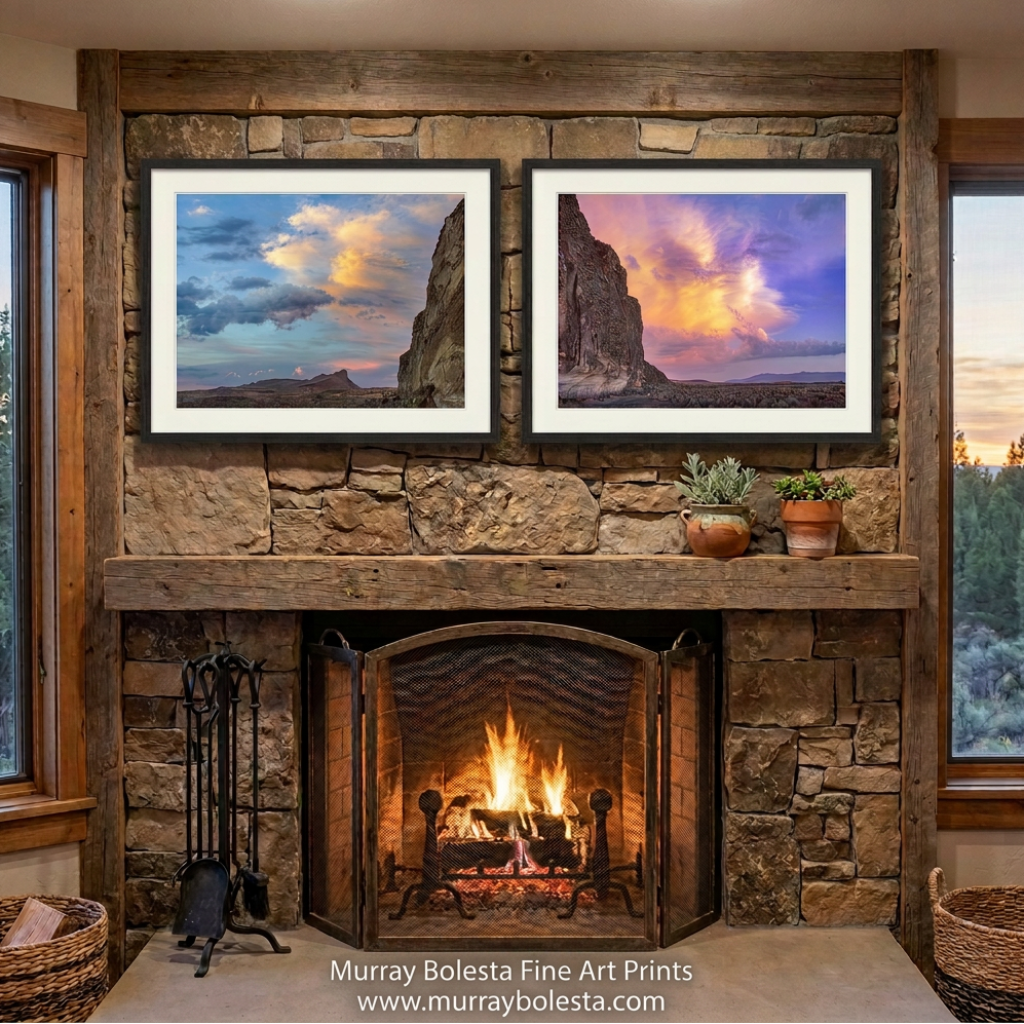 Lava Beds National Monument landscape art print by Murray Bolesta