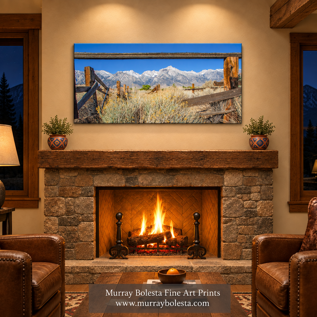 Mt Whitney ranch panorama by Murray Bolesta