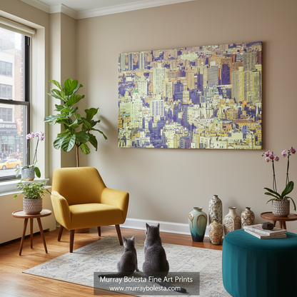 a densely populated cityscape with numerous tall buildings and skyscrapers, creating a visually striking and vibrant urban landscape. Upper East Side NYC Art Print | Manhattan Skyline Photograph by Murray Bolesta!