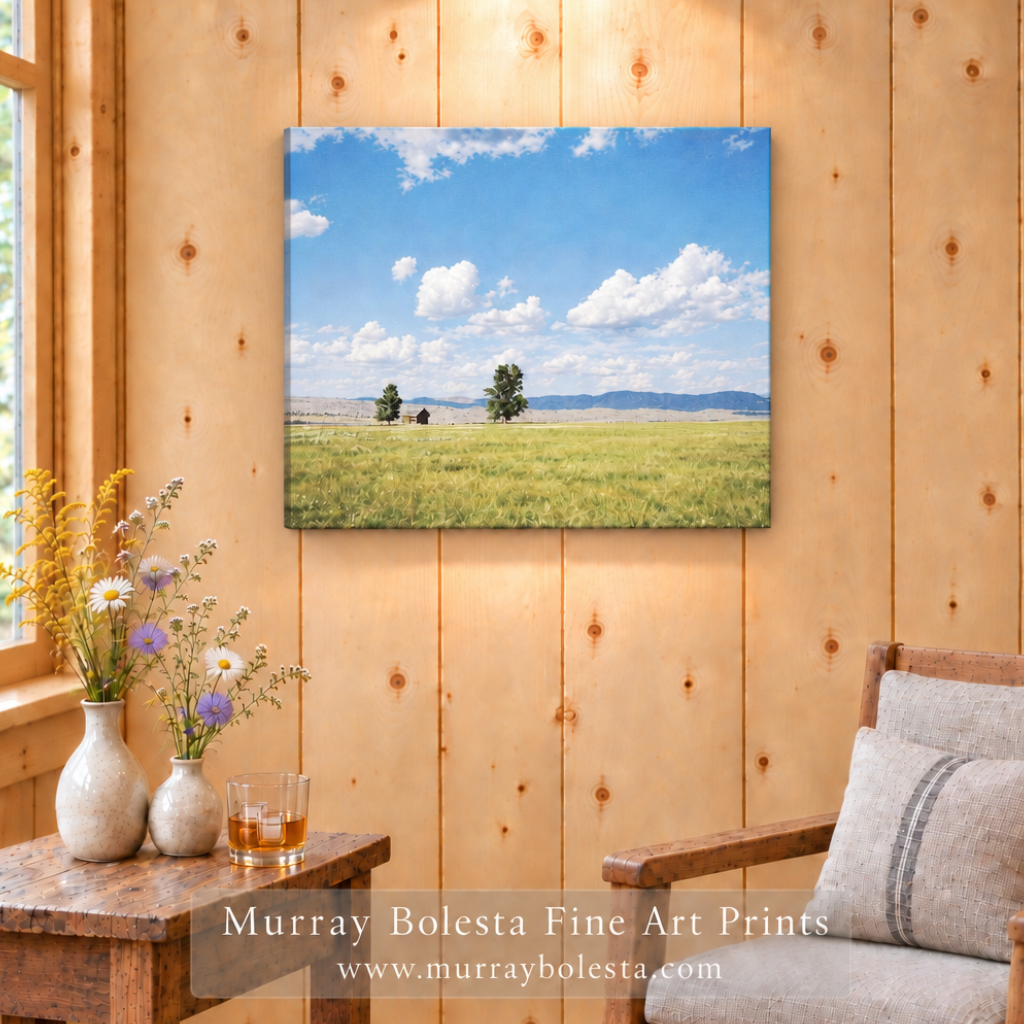Northern California ranch artwork in Lassen County by Murray Bolesta