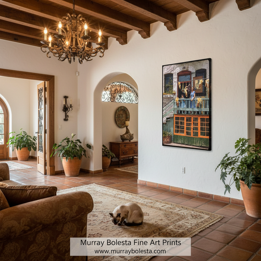 Olvera Street Vintage Photo – Old Town Los Angeles Wall Décor
