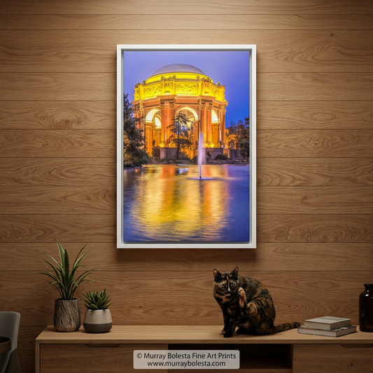 Palace of Fine Arts night artwork by Murray Bolesta