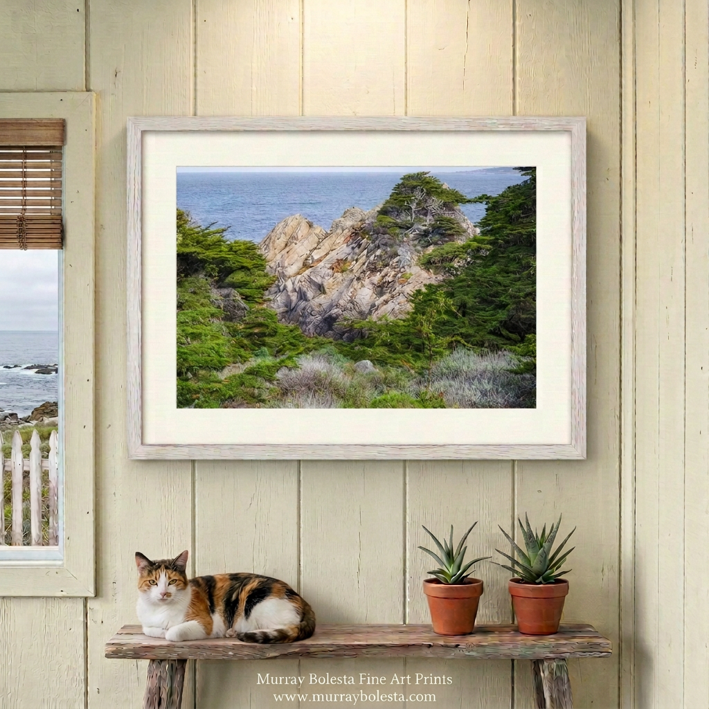 Point Lobos seascape art print by Murray Bolesta. Monterey Peninsula California.