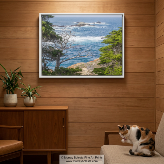 Point Lobos California seascape art print by Murray Bolesta.