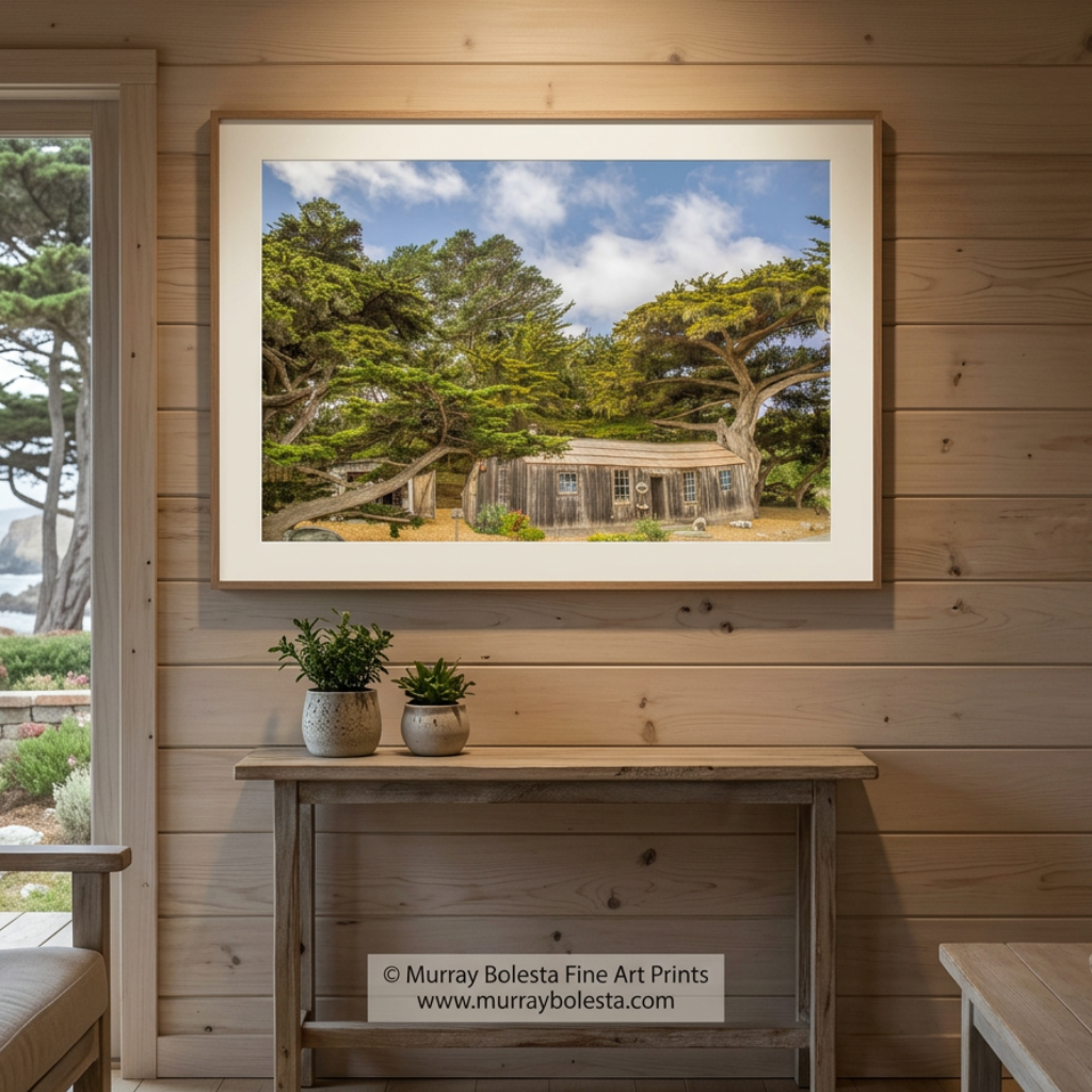 Point Lobos Whalers Cabin fine art print by Murray Bolesta