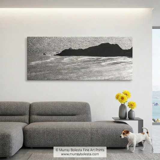 point bonita lighthouse Golden Gate National recreation area, panoramic art print by Murray Bolesta