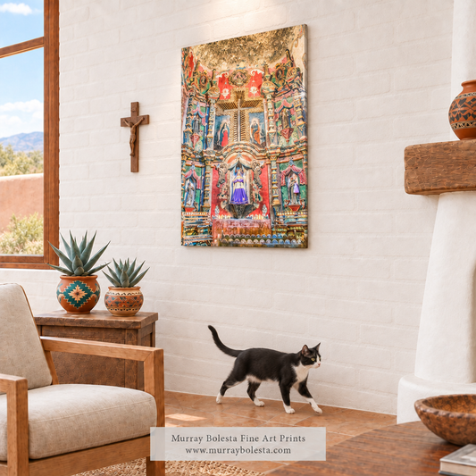 San Xavier interior artwork by Murray Bolesta.