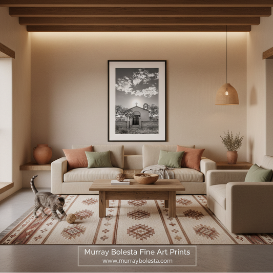 Sasabe Arizona Church – Southwest Sepia Photography Wall Art