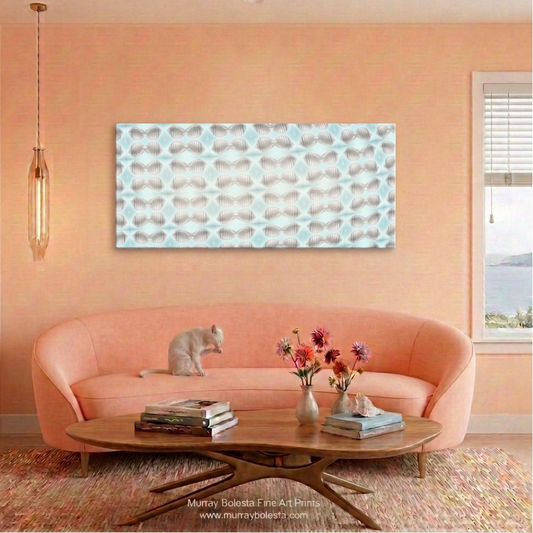 Murray Bolesta's abstract seashell art print on canvas!