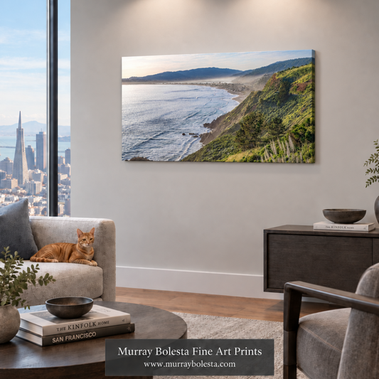 Stinson Beach pano by Murray Bolesta
