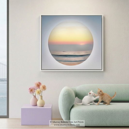 Rhode Island surreal ocean beach fine art print by Murray Bolesta