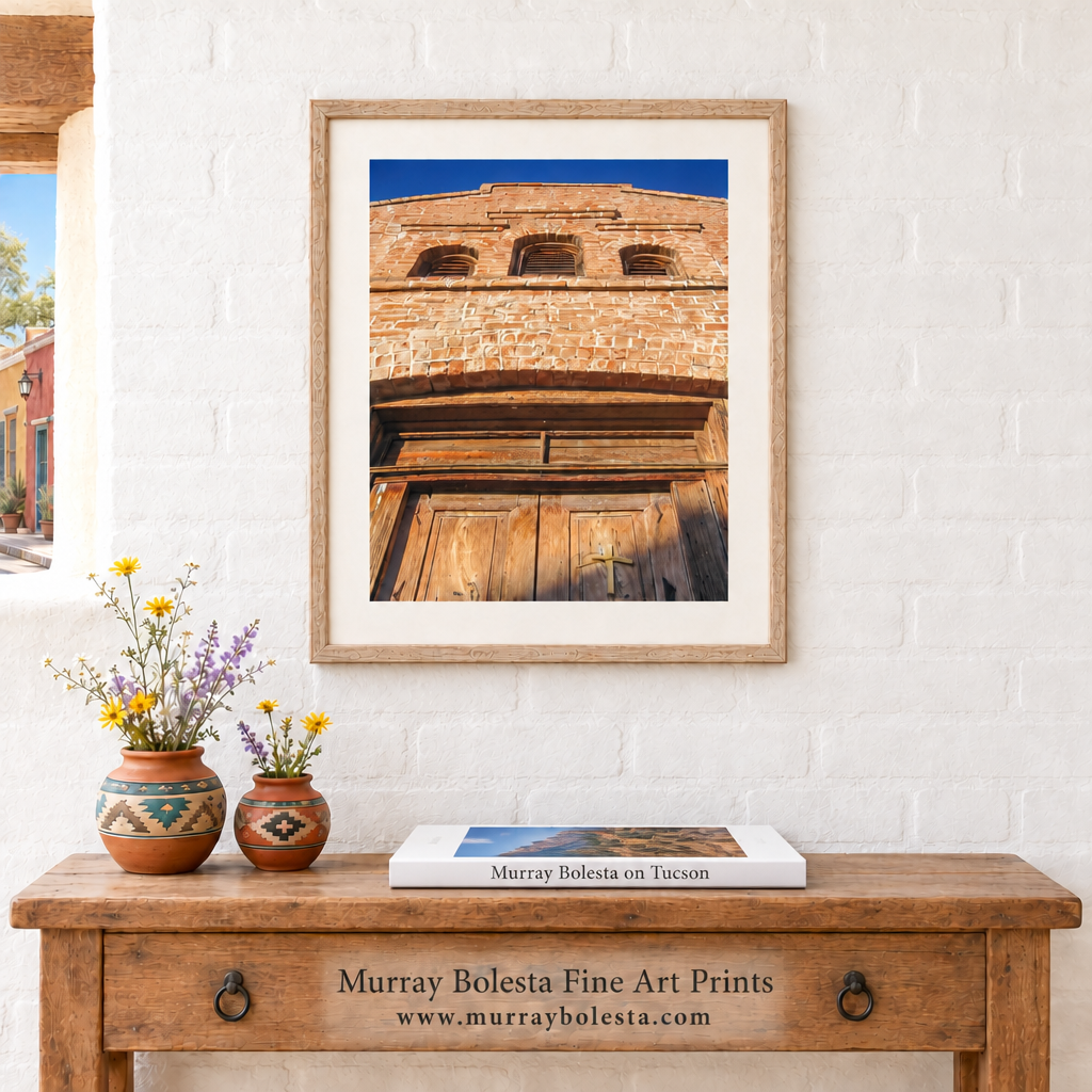 Tucson Arizona Barrio architecture, art by Murray Bolesta