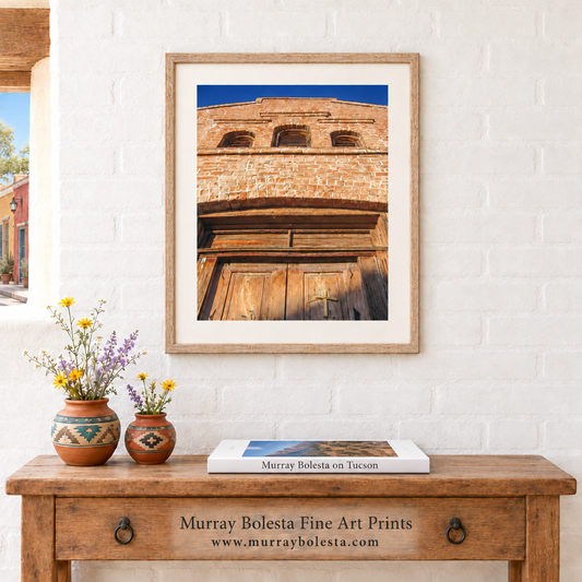 Tucson Arizona Barrio architecture, art by Murray Bolesta
