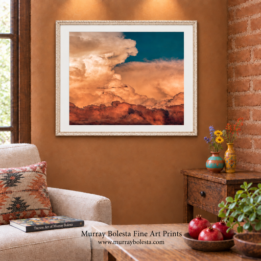 Tucson monsoon stormy sky by Murray Bolesta