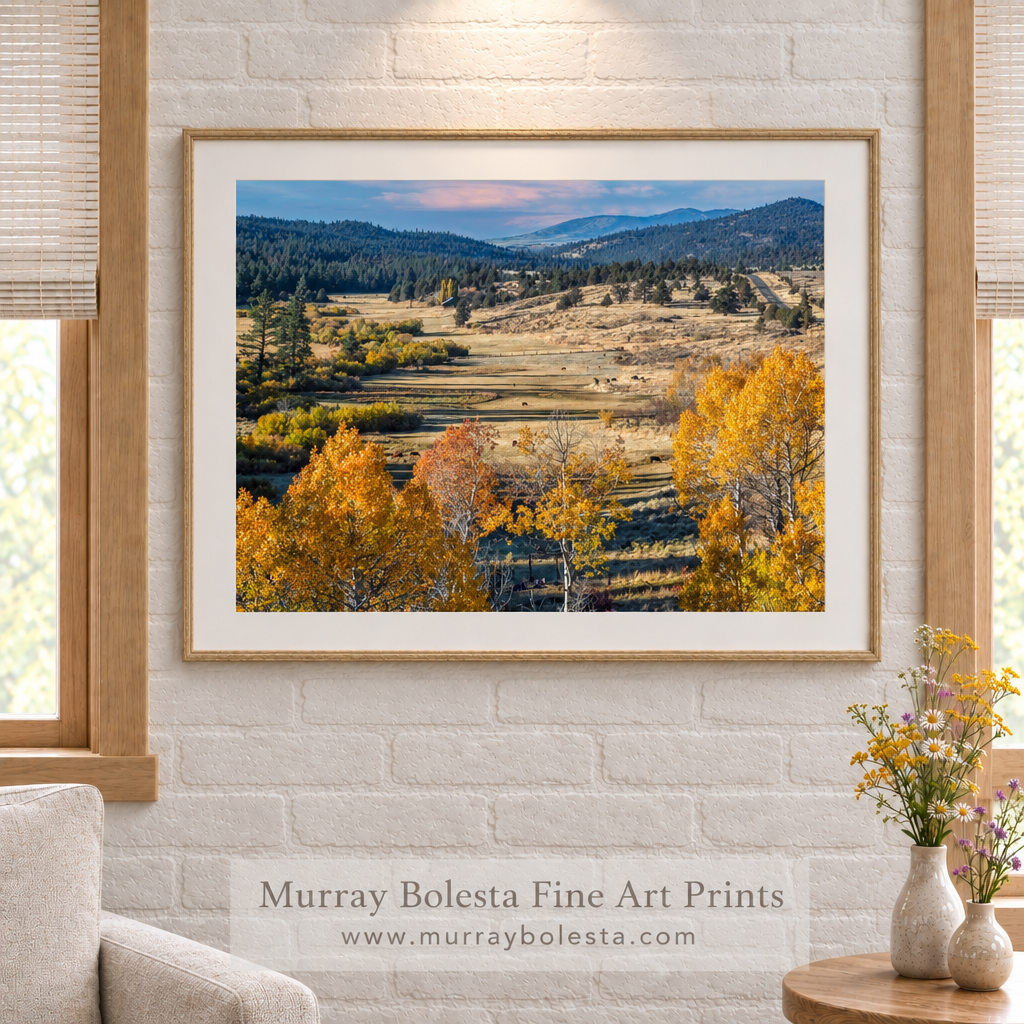 Western autumn ranch artwork by Murray Bolesta!
